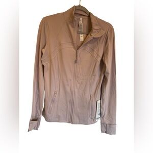 NWT Lululemon define jacket nulu PROCELAIN PINK Size 10